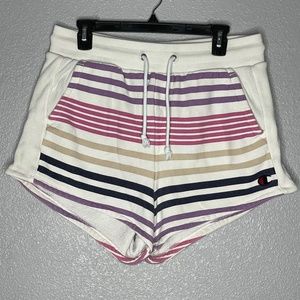 Champion Womens Pink, Purple & White Shorts- L